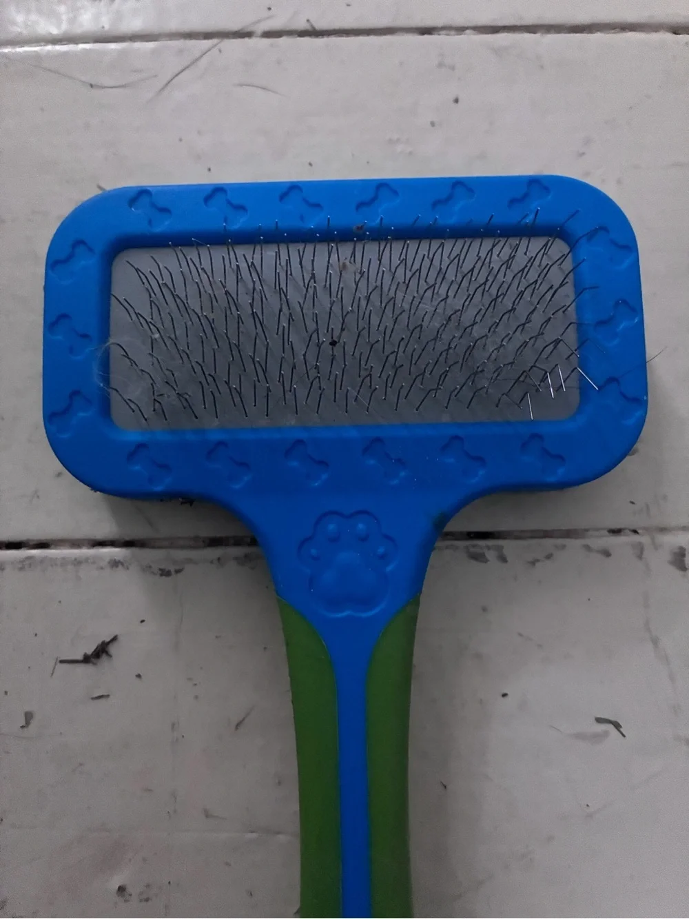 1-Sided Pet Brush Greenbrier Kennel Club GKC (Blue with Green Color)